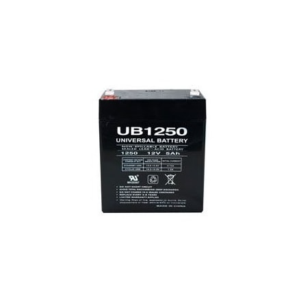SeaLED Lead Acid Battery, Replacement For Search Ub1250 Battery, 10PK